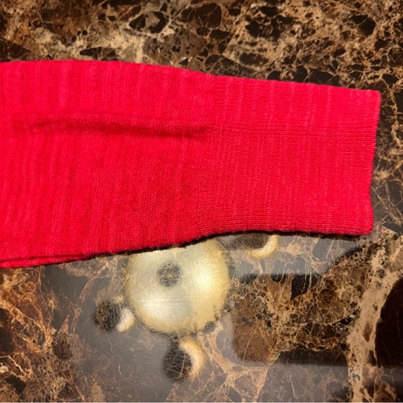 LOFT Heather Pink/Red Lightweight Knit Top - Picture 9 of 11